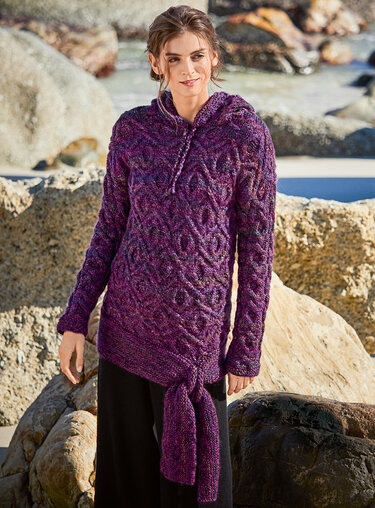 Strickanleitung Longpullover Heide