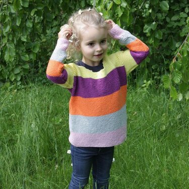 Strickanleitung Kinderpullover "Piazza" 760064