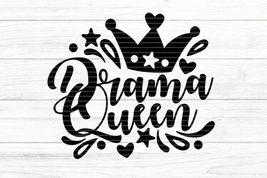 Drama Queen Plotterdatei SVG DXF FCM - Plotting