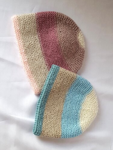 Strickanleitung Babymütze, Baby-Mütze in 2 Größen, ca. 0 - 12 Monate  #271