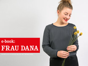 FRAU DANA Bluse mit Halslochbündchen, e-book - Nähen