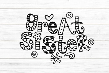 Great Sister Plotterdatei SVG DXF FCM - Plotting