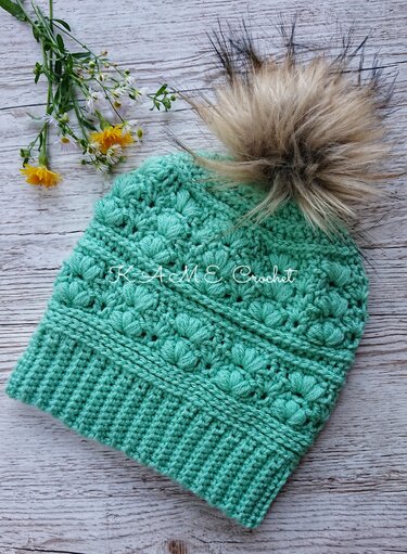 Pattern Amarië Beanie and Messy Bun Beanie - Crochet