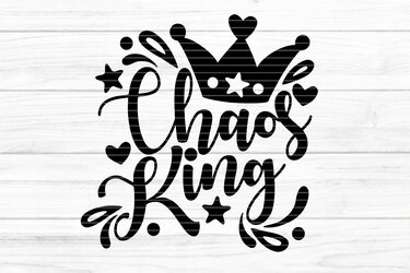 Chaos King Plotterdatei SVG DXF FCM - Plotting