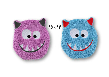 Stickdatei Monsterchen Rahmen 13 cm x 18 cm - Sticken