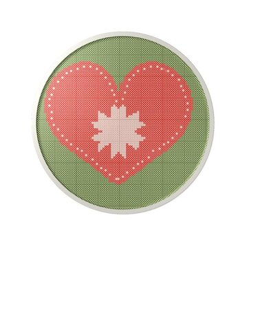 Modern cross stitch pattern - Embroidery