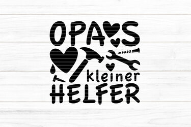 Opas kleiner Helfer Plotterdatei SVG DXF FCM - Plotting