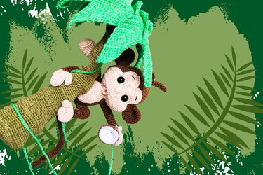 Affe - Kollektion Amazonas Häkelanleitung Amigurumi
