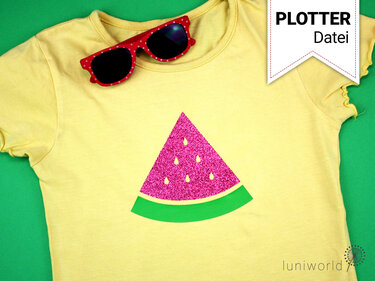 Slice of watermelon (plotter file) - Plotting