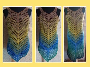 Kleid Ulla häkeln Hängerchen Top Shirt