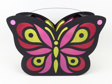 St. Martins-Laterne – Schmetterling – Bastelanleitung mit Vorlagen