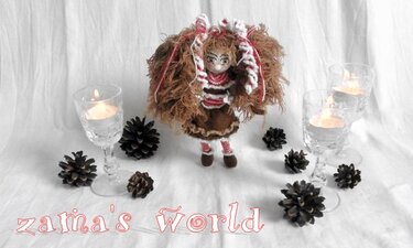 Häkelanleitung Weihnachts-Bande: Lebkuchenmädle Ginga