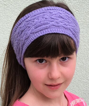Pattern Ezekiel Headband with Cables - Knitting