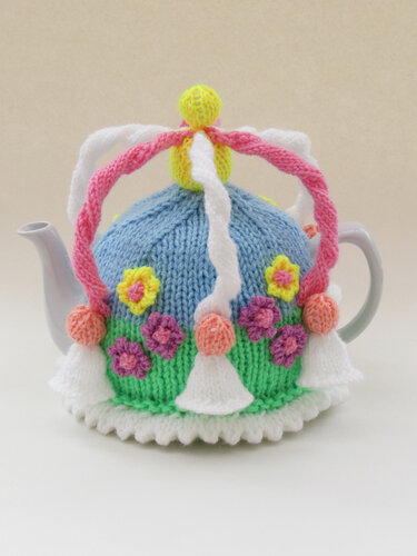 May Day Magic Tea Cosy Knitting Pattern