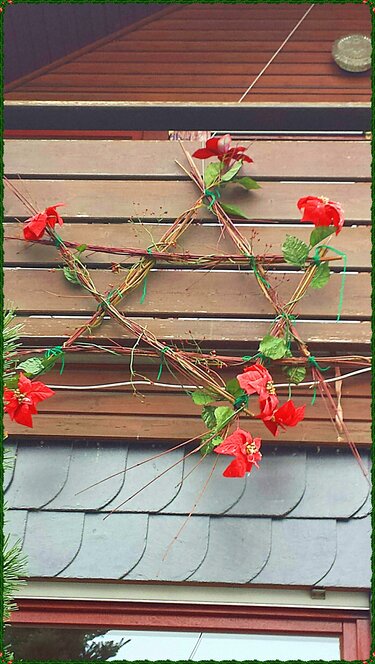 Anleitung Landladys Adventskalender Nr. 6: Stern aus Zweigen - Basteln