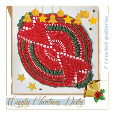 Wiggly Christmas Doily Pattern - Crochet