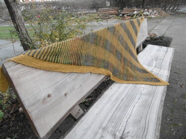 Anleitung Tuch "Nachtschatten" - Stricken