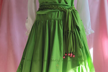 Anleitung Hals und Taillen  Zopf Rapunzel - Nähen