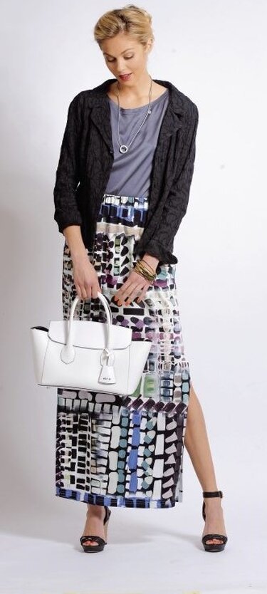 Nähanleitung: LANGER GUMMIZUG-ROCK AUS SINGLE-JERSEY