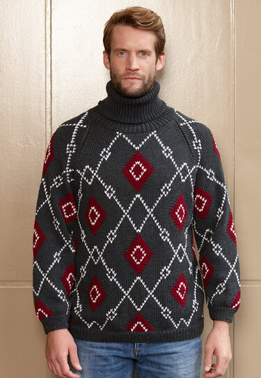 Strickanleitung: Herren-Pullover Habbo