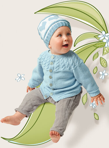 Strickanleitung: Baby-Jacke Jerry