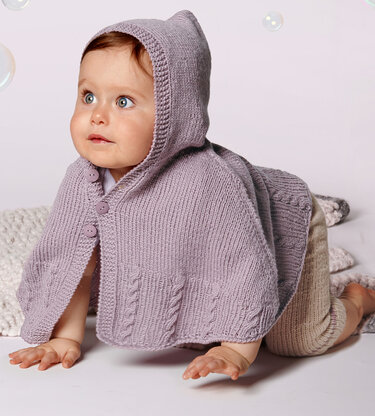 Strickanleitung: Baby-Cape Talia