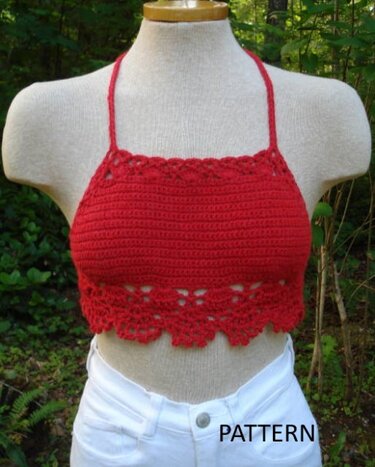 Pattern Summer Fun Halter Top - PR-202 - Crochet