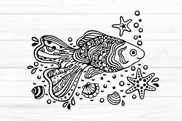 Paradies-Fisch Plotterdatei SVG DXF FCM - Plotting