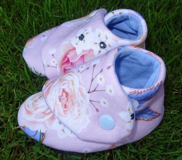 Babyschuhe nähen mit Schnittmuster in 4 Größen E-Book