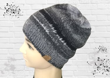 Strickanleitung Mütze  Stairs  einfaches Muster, viele Größen, Anfänger