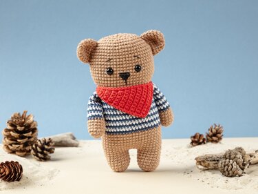 Crochet Pattern Teddy Bear "Scholle"