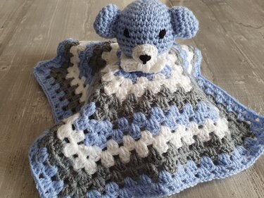 Häkelanleitung Bärchen Schnuffeltuch!