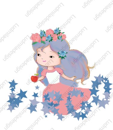 digital image file Zodiac virgo - Crafts