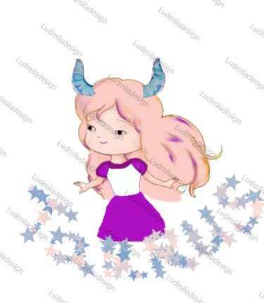 digital image file Zodiac taurus - Crafts