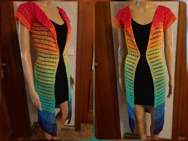 Jacke Amalia häkeln Weste