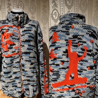 Anleitung für die unisex Strickjacke "Snowboard" - Stricken