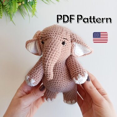 Elephant crochet pattern
