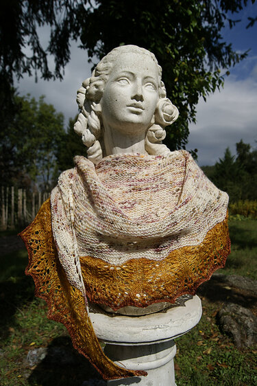 Anleitung Lace-Tuch Lichterkette - Stricken