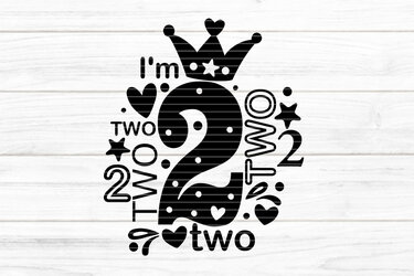 I'm two Plotterdatei SVG DXF FCM - Plotting