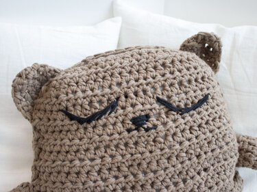 Häkelanleitung XXL-Teddy Obu