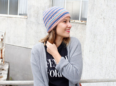 Häkelanleitung für Mütze Osaka