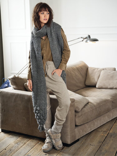 Strickanleitung: Voluminöser Noppenschal