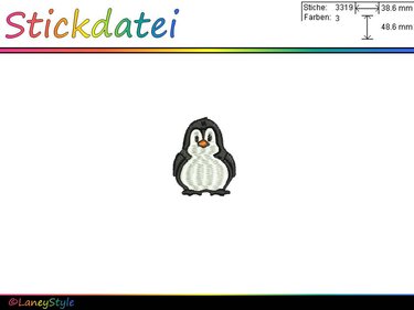 Stickdatei "Little Pinguin" - Sticken