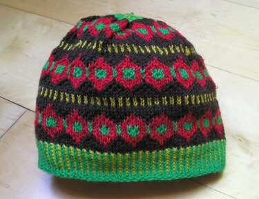 Strickanleitung Mütze "Knusperhaeuschen"