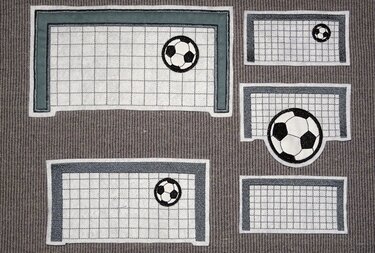 Fußball Tor Stickdatei - Sticken