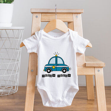 Plotter-Datei Polizei-Auto - Plotting