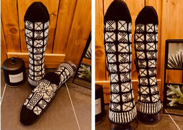 Socks "Crois" from the Highland Collection - Knitting