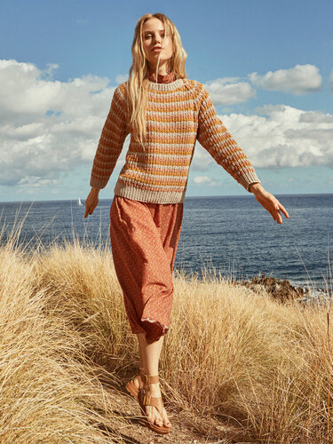 Strickanleitung: Easy - der Ringelpulli im Strukturmuster