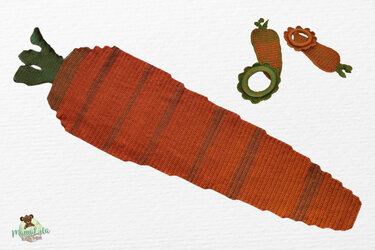 Möhrendecke; Untersetzer - Häkelanleitung