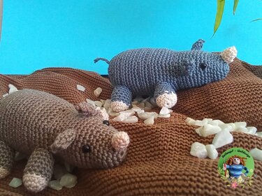 Rhino Amigurumi - Crochet